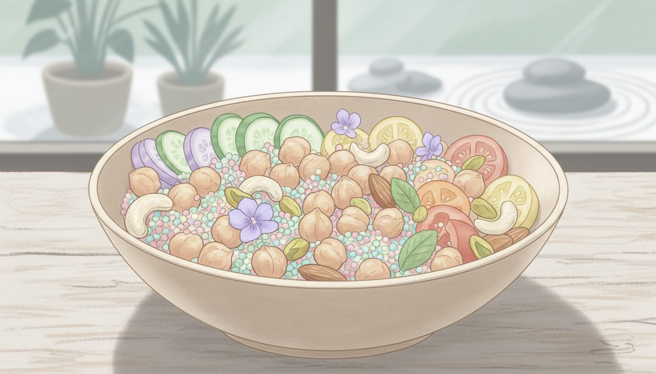 découvrez comment préparer un bowl protéiné végétarien facile et délicieux, parfait pour un repas sain et équilibré en quelques minutes.