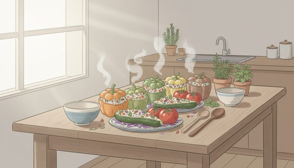 découvrez des recettes simples et savoureuses de légumes farcis version healthy, parfaites pour des repas équilibrés et gourmands au quotidien.