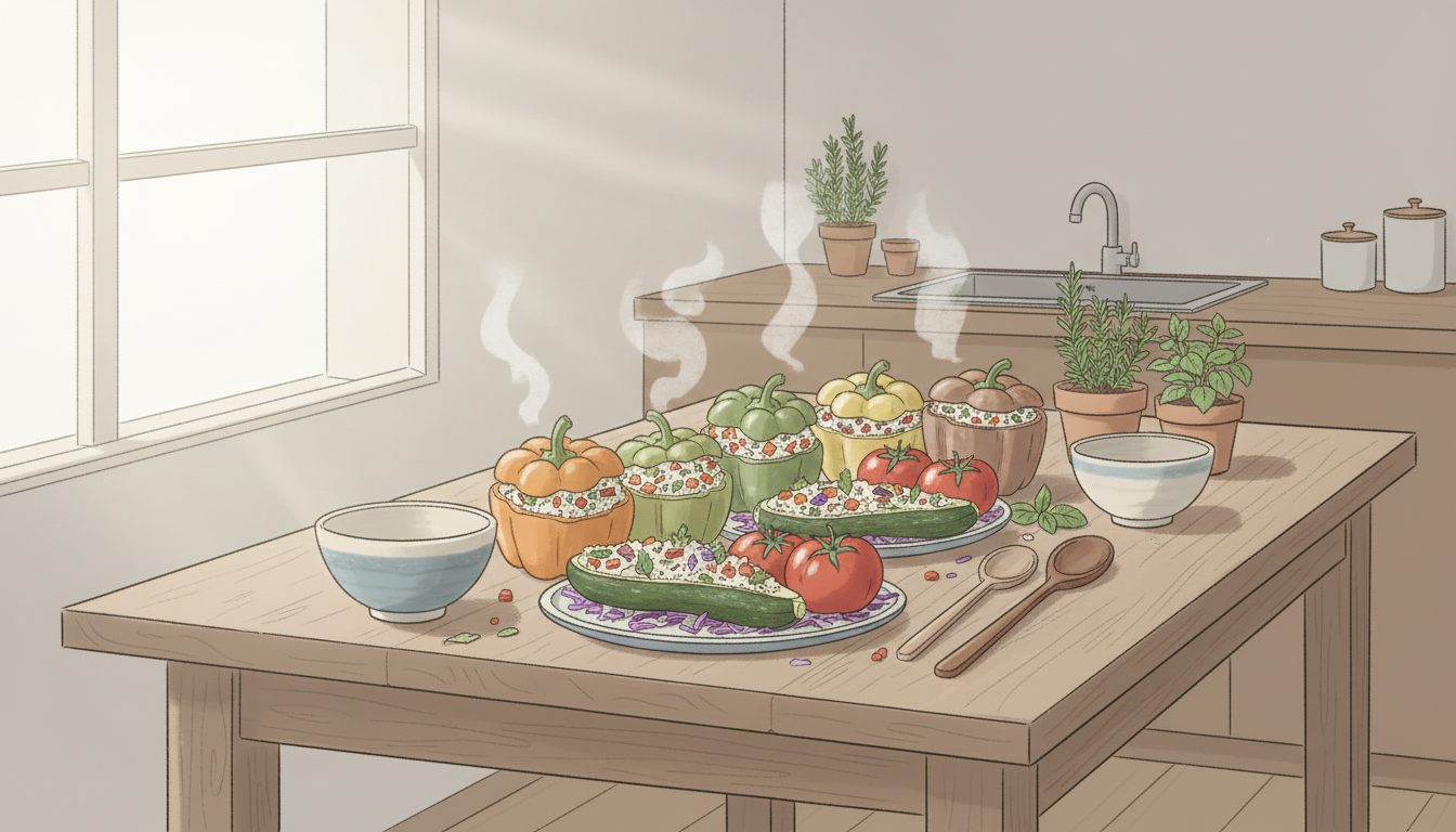 découvrez des recettes simples et savoureuses de légumes farcis version healthy, parfaites pour des repas équilibrés et gourmands au quotidien.