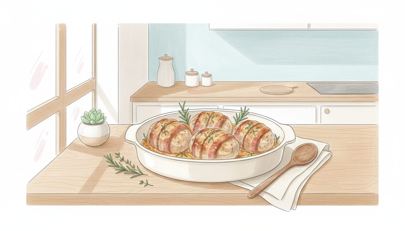 découvrez notre recette facile et saine de paupiette de porc au four, idéale pour un repas gourmand et équilibré. préparez un plat délicieux en toute simplicité !