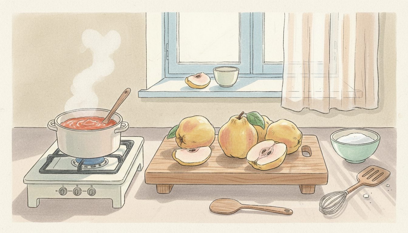 découvrez notre recette facile de pâte de coing maison, une gourmandise saine et naturelle à savourer en toute simplicité.