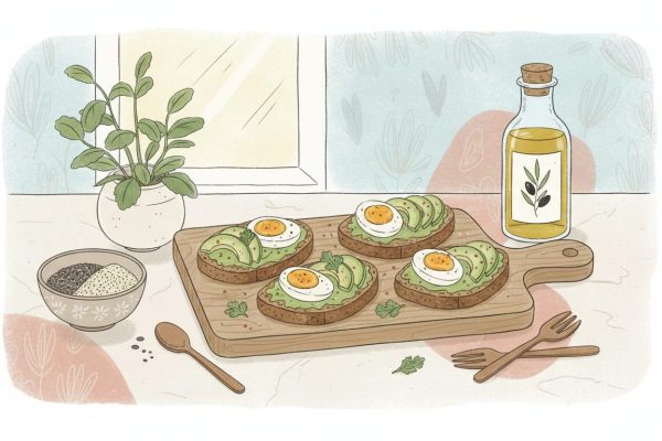 découvrez nos recettes saines, faciles et délicieuses de tartines complètes à l'avocat et à l'œuf, parfaites pour un repas équilibré et gourmand.