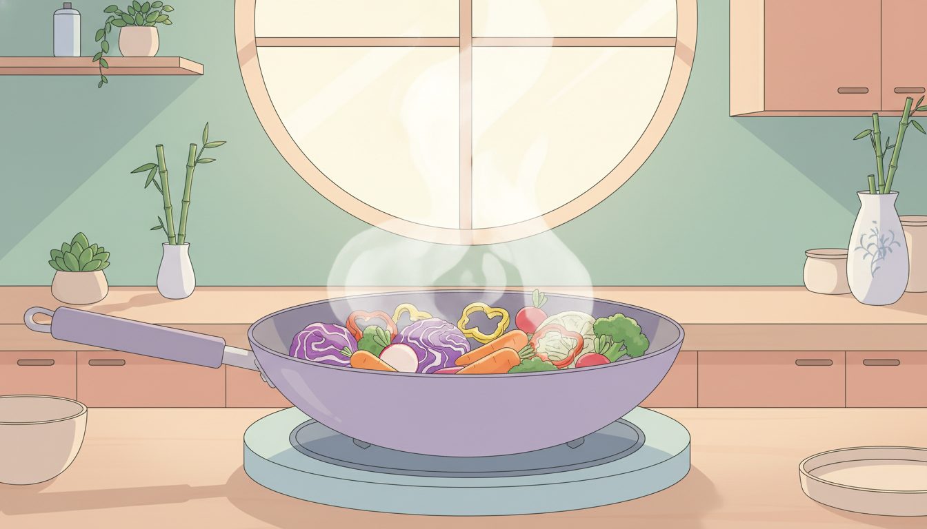 découvrez notre recette saine et savoureuse de wok de légumes croquants accompagné de riz complet, idéale pour un repas équilibré et gourmand.