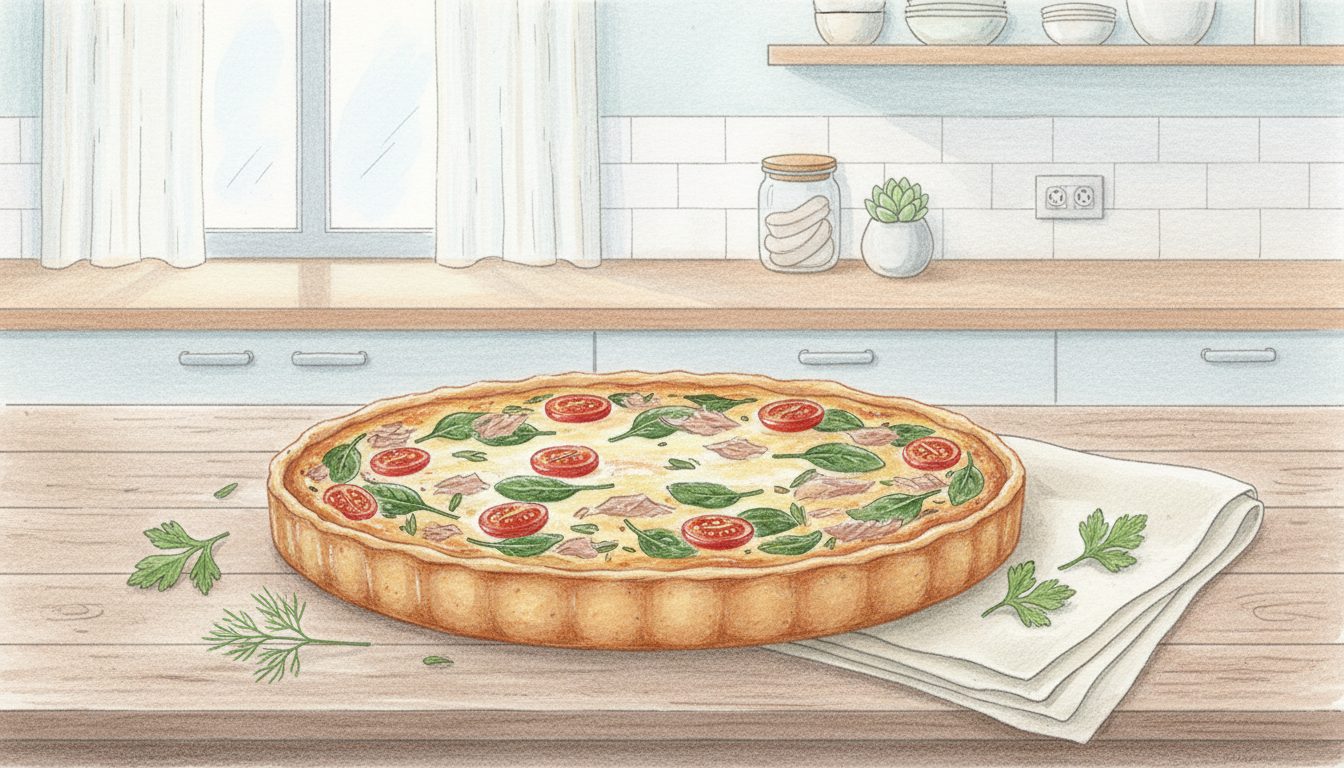 découvrez notre recette facile et gourmande de quiche thon healthy sans pâte, parfaite pour un repas sain et léger. idéale pour allier saveurs et bien-être au quotidien.