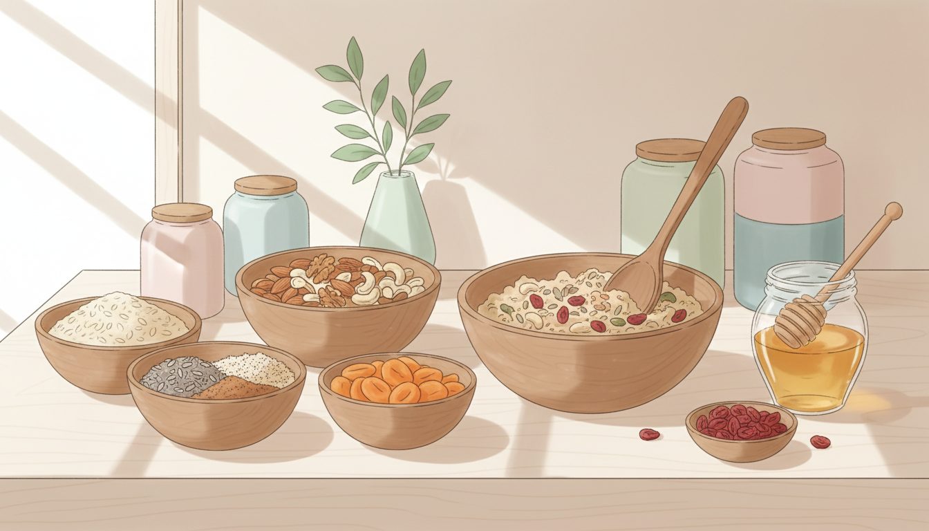 découvrez comment préparer un granola maison healthy et équilibré facilement avec notre recette simple, idéale pour un petit-déjeuner gourmand et nutritif.