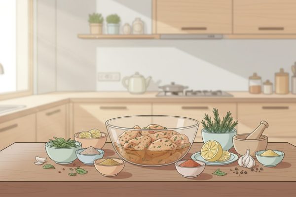 découvrez notre recette de poulet mariné accompagnée d'astuces simples pour préparer un plat savoureux, équilibré et plein de fraîcheur, parfait pour toutes les occasions.