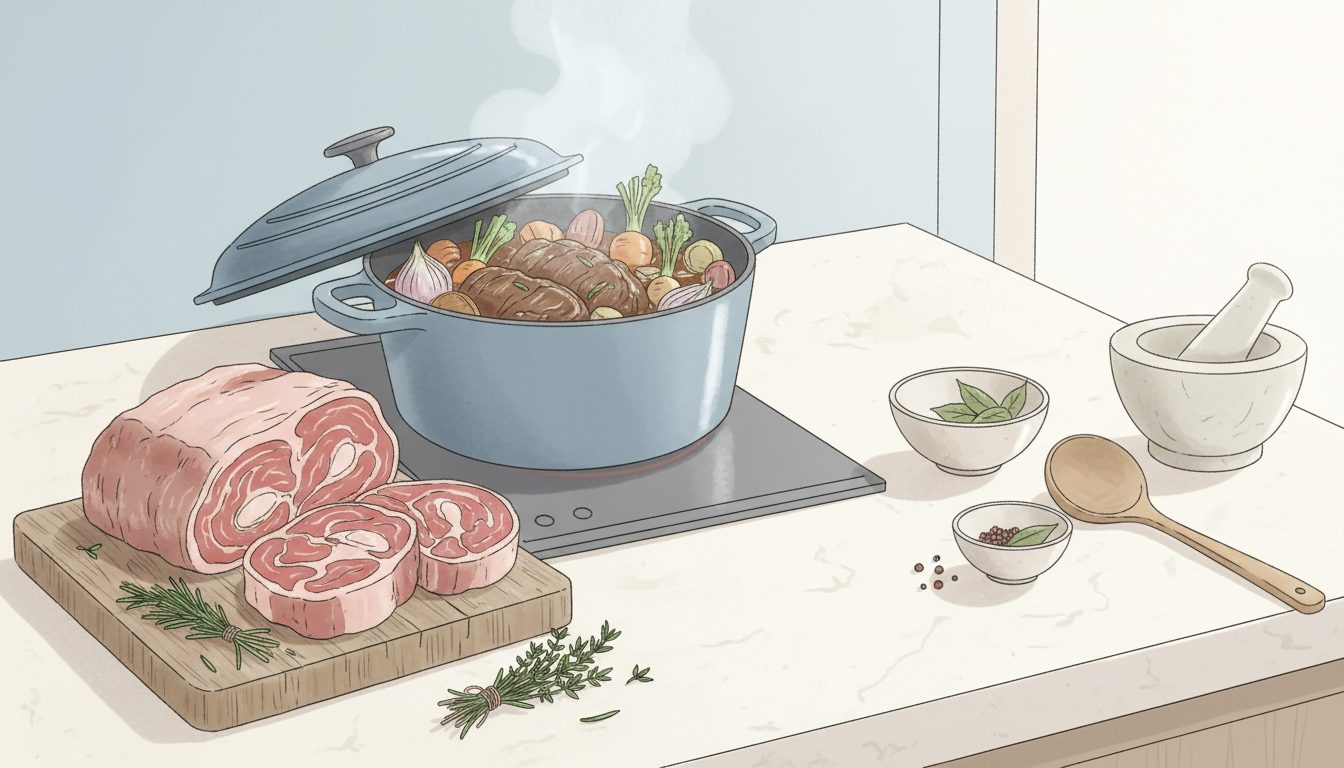 découvrez notre recette de jarret de bœuf pour préparer un plat savoureux et tendre, facile à réaliser et parfait pour vos repas en famille.