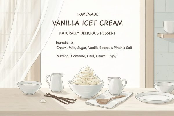 découvrez une recette simple et rapide pour préparer une glace vanille maison, un dessert naturellement délicieux et rafraîchissant à savourer en toute saison.