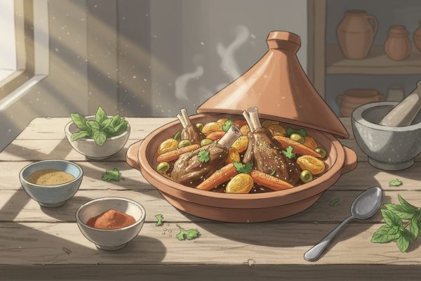 découvrez notre recette de tajine d'agneau, un plat marocain savoureux et équilibré qui allie tradition et saveurs authentiques pour régaler vos papilles.