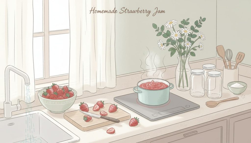 apprenez à préparer une confiture de fraises maison facile et délicieuse grâce à notre recette simple et rapide, parfaite pour savourer le goût authentique des fraises fraîches.