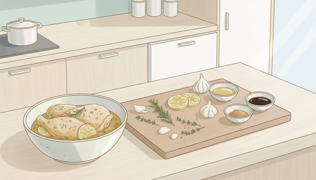 découvrez nos astuces pour réussir une marinade poulet savoureuse et équilibrée, idéale pour sublimer vos repas avec des saveurs délicates et naturelles.