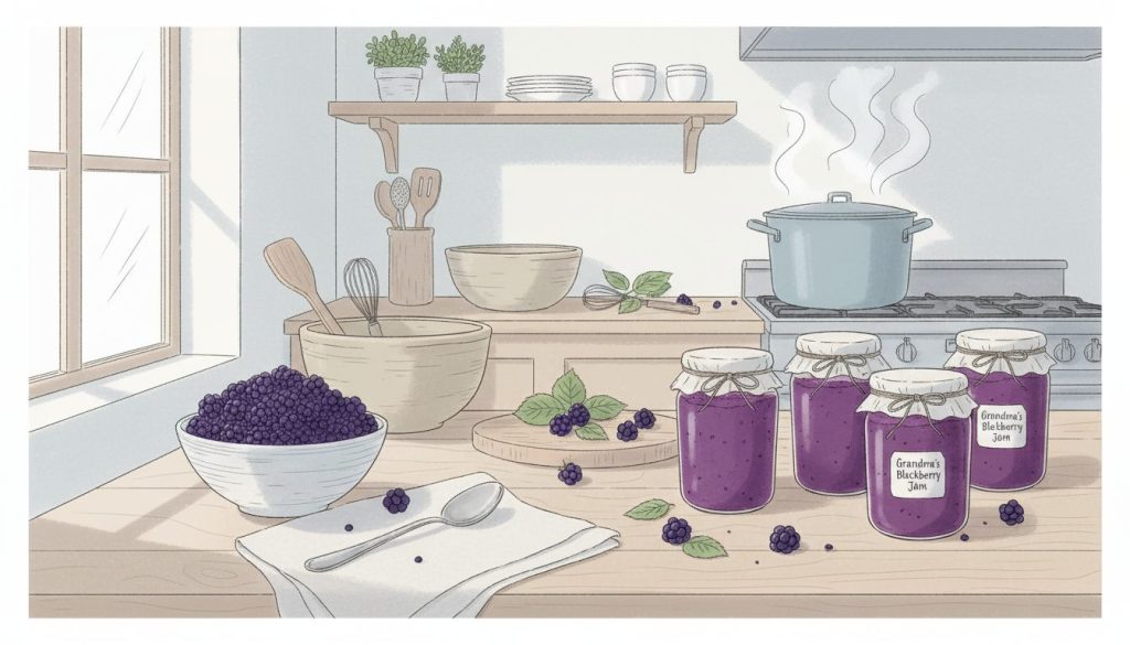 découvrez la recette authentique de la confiture de mûres façon grand-mère avec nos astuces pour une saveur délicieusement naturelle et gourmande.