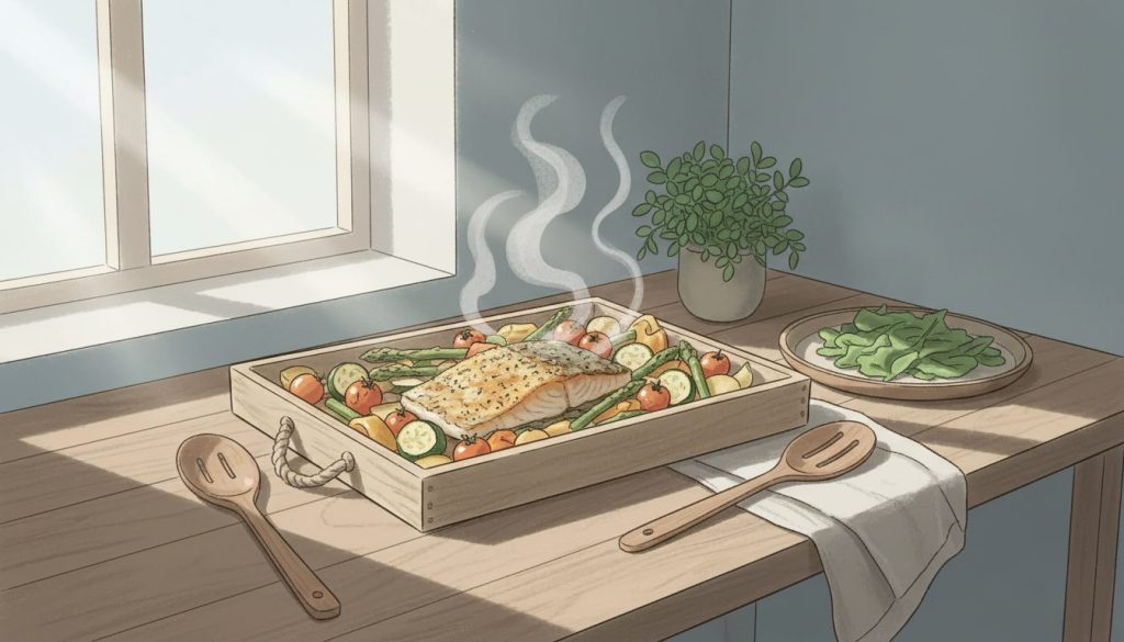 découvrez une recette simple et saine de lieu noir au four, idéale pour un repas équilibré et savoureux à partager en famille.