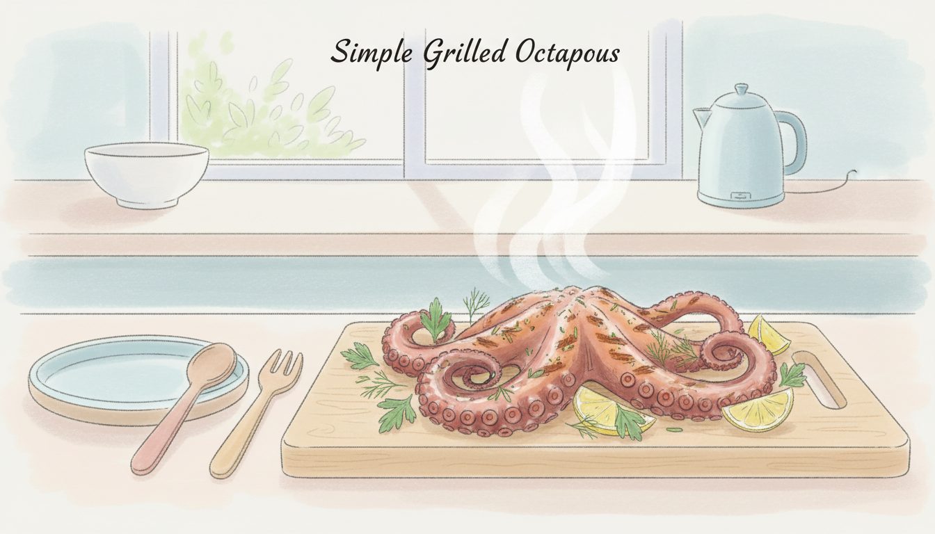 découvrez notre recette facile et délicieuse de poulpe grillé, parfaite pour régaler vos convives chez vous avec des saveurs méditerranéennes.