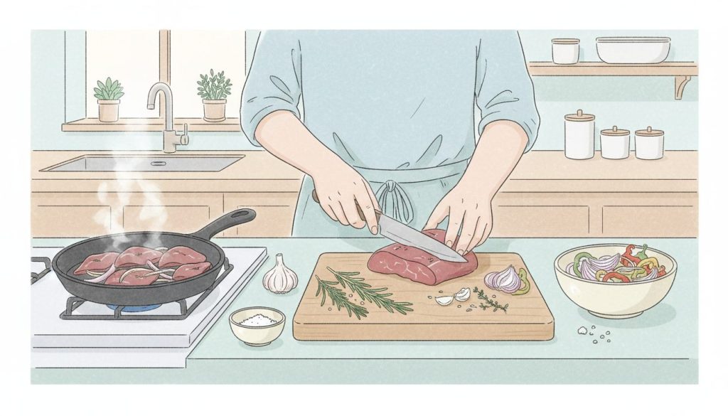 découvrez comment préparer une recette savoureuse et équilibrée au foie de bœuf, riche en saveurs et en nutriments, pour un plat sain et gourmand.