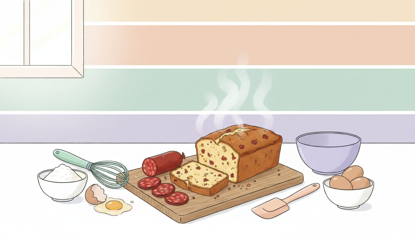 découvrez une recette facile et rapide de cake au chorizo, idéale pour un apéritif réussi et convivial. parfaite pour régaler vos invités avec un goût savoureux et épicé.