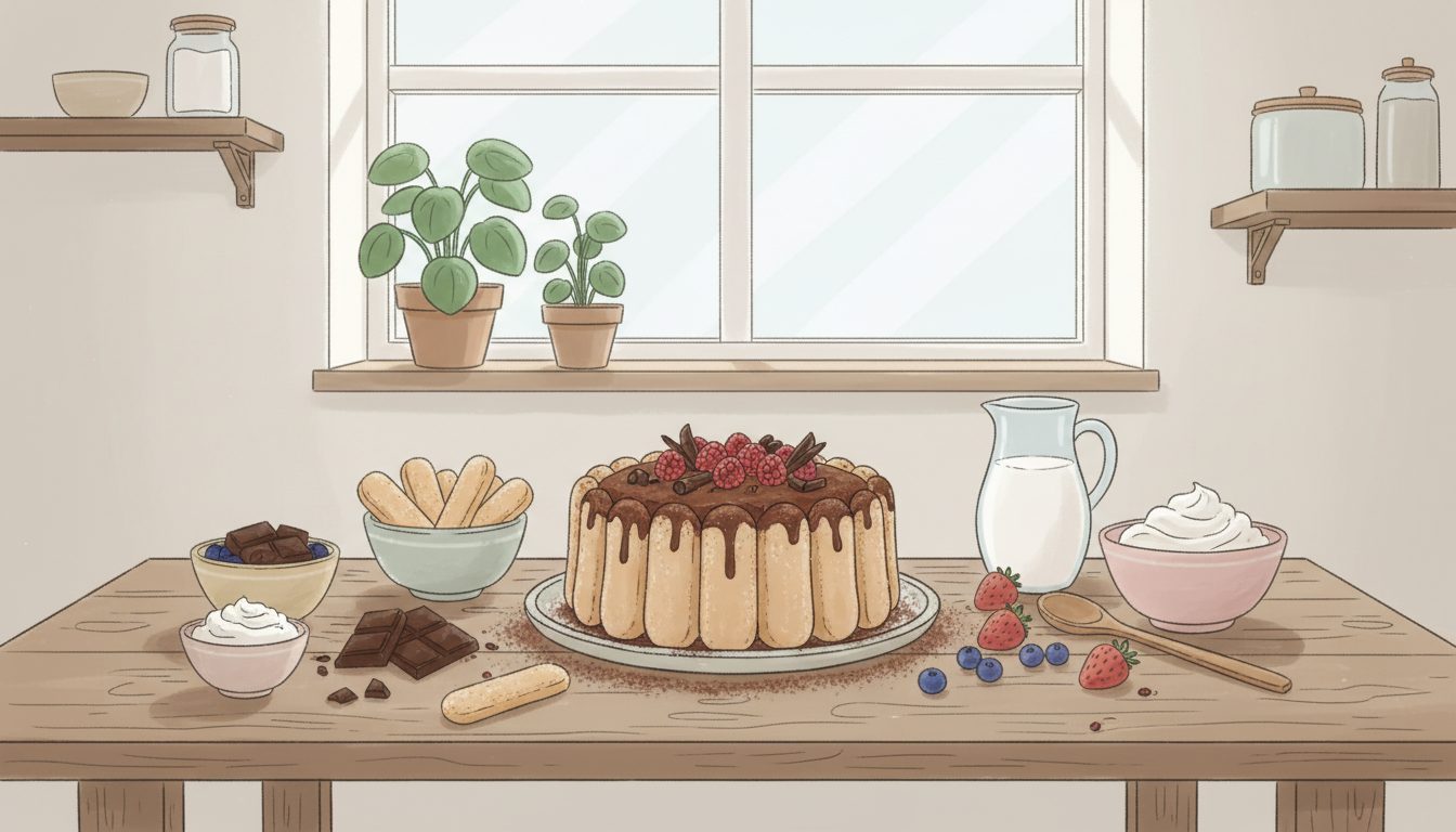 découvrez notre recette facile de charlotte au chocolat, un dessert gourmand et équilibré parfait pour toutes les occasions. simple, rapide et délicieux !