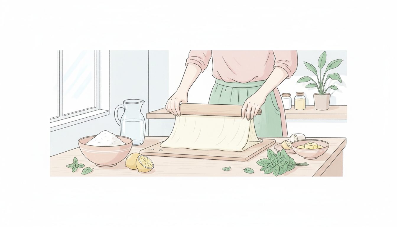 découvrez notre recette facile de pâte à filo maison pour préparer des plats légers et délicieux. suivez nos étapes simples pour réussir cette pâte fine et croustillante à coup sûr.