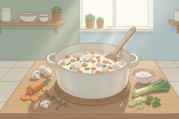 découvrez une recette facile et savoureuse de blanquette de dinde, parfaite pour un repas équilibré et plein de fraîcheur. idéale pour toute la famille !
