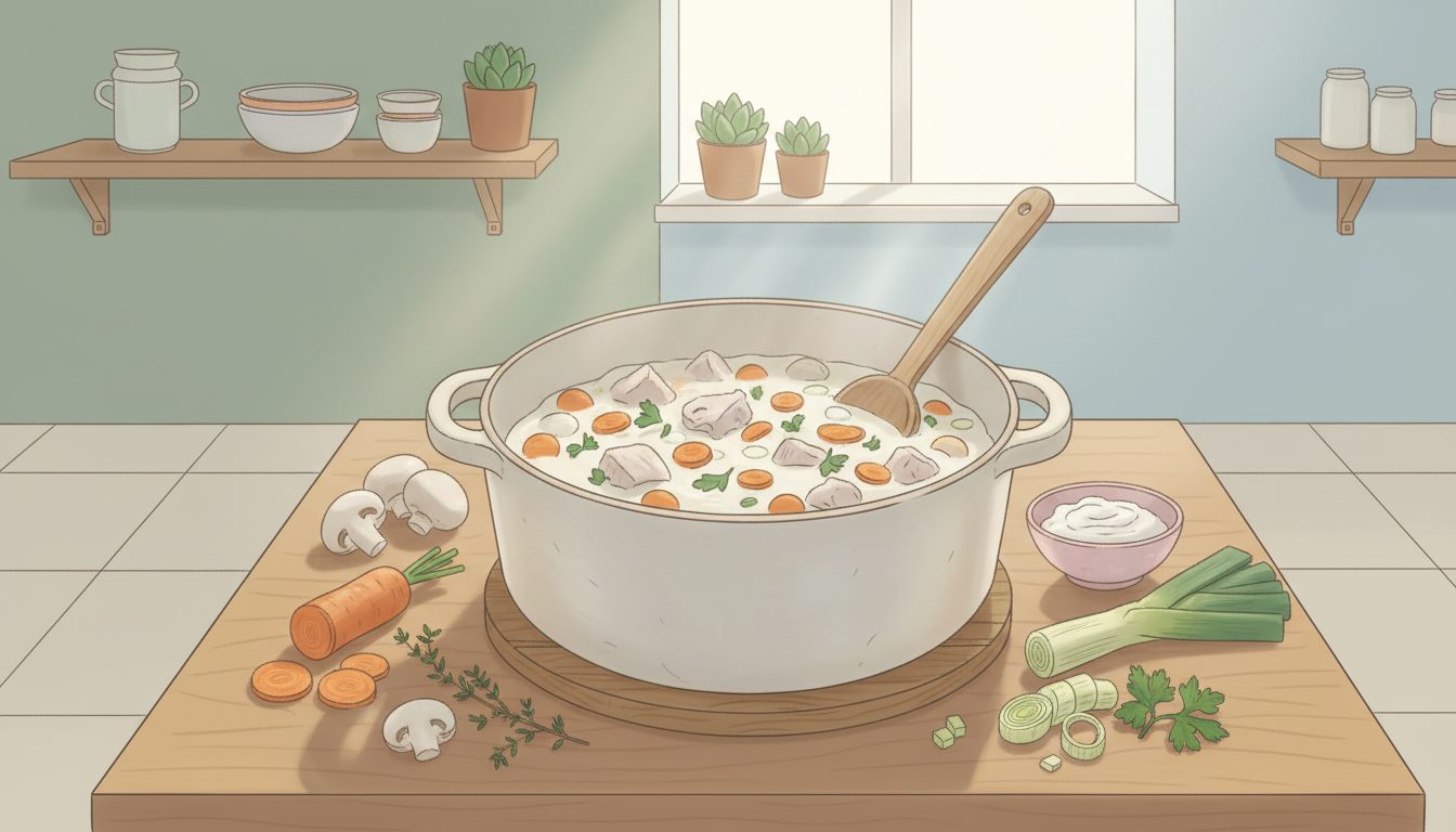 découvrez une recette facile et savoureuse de blanquette de dinde, parfaite pour un repas équilibré et plein de fraîcheur. idéale pour toute la famille !