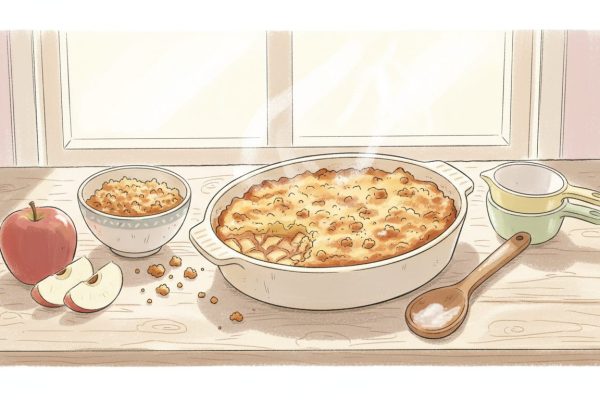découvrez notre recette facile de crumble aux pommes, fondant et savoureux, parfaite pour un dessert rapide et gourmand.