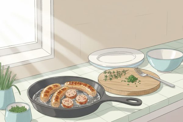 découvrez une recette simple et savoureuse d’andouillette à la poêle, idéale pour un repas réussi rapidement et facilement.