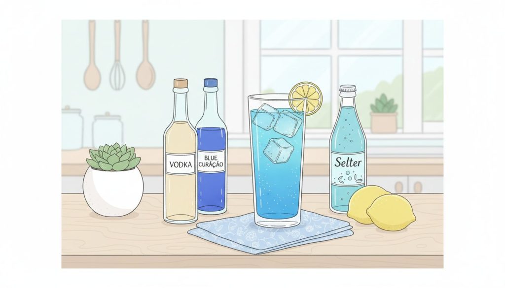découvrez comment préparer un blue lagoon, un cocktail rafraîchissant et facile à réaliser, parfait pour toutes vos occasions.