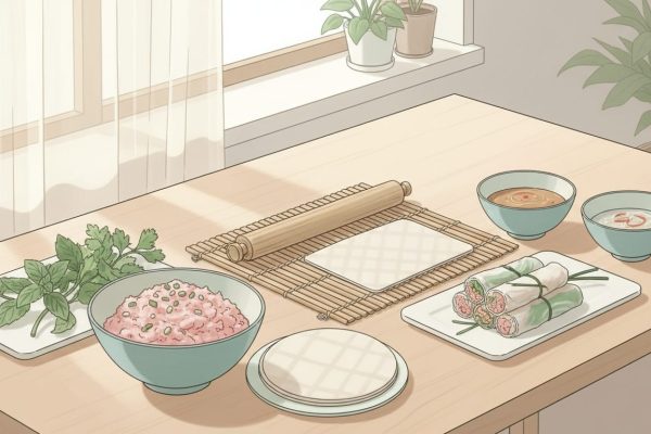 apprenez à préparer facilement des nems au porc maison délicieux grâce à cette recette simple et savoureuse, parfaite pour un repas convivial.