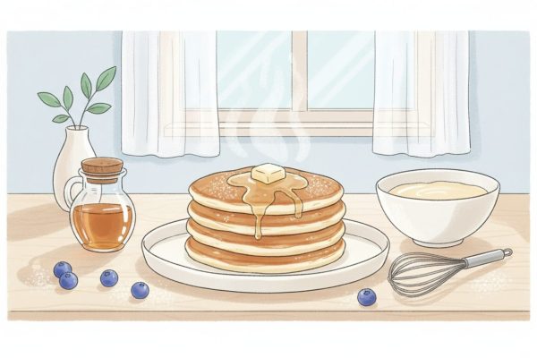 découvrez notre recette facile de pancakes fluffy pour un petit déjeuner délicieux et rapide à préparer. parfait pour bien commencer la journée avec gourmandise !
