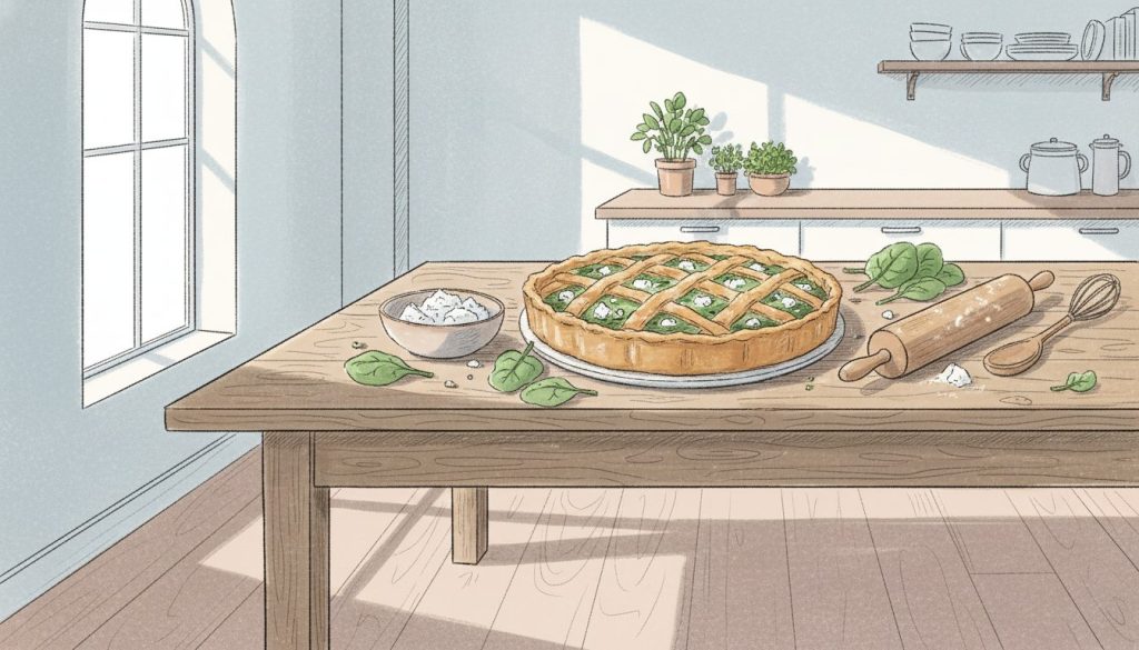 découvrez une recette facile et rapide de tarte aux épinards et chèvre, parfaite pour un repas sain, léger et gourmand à partager en famille.